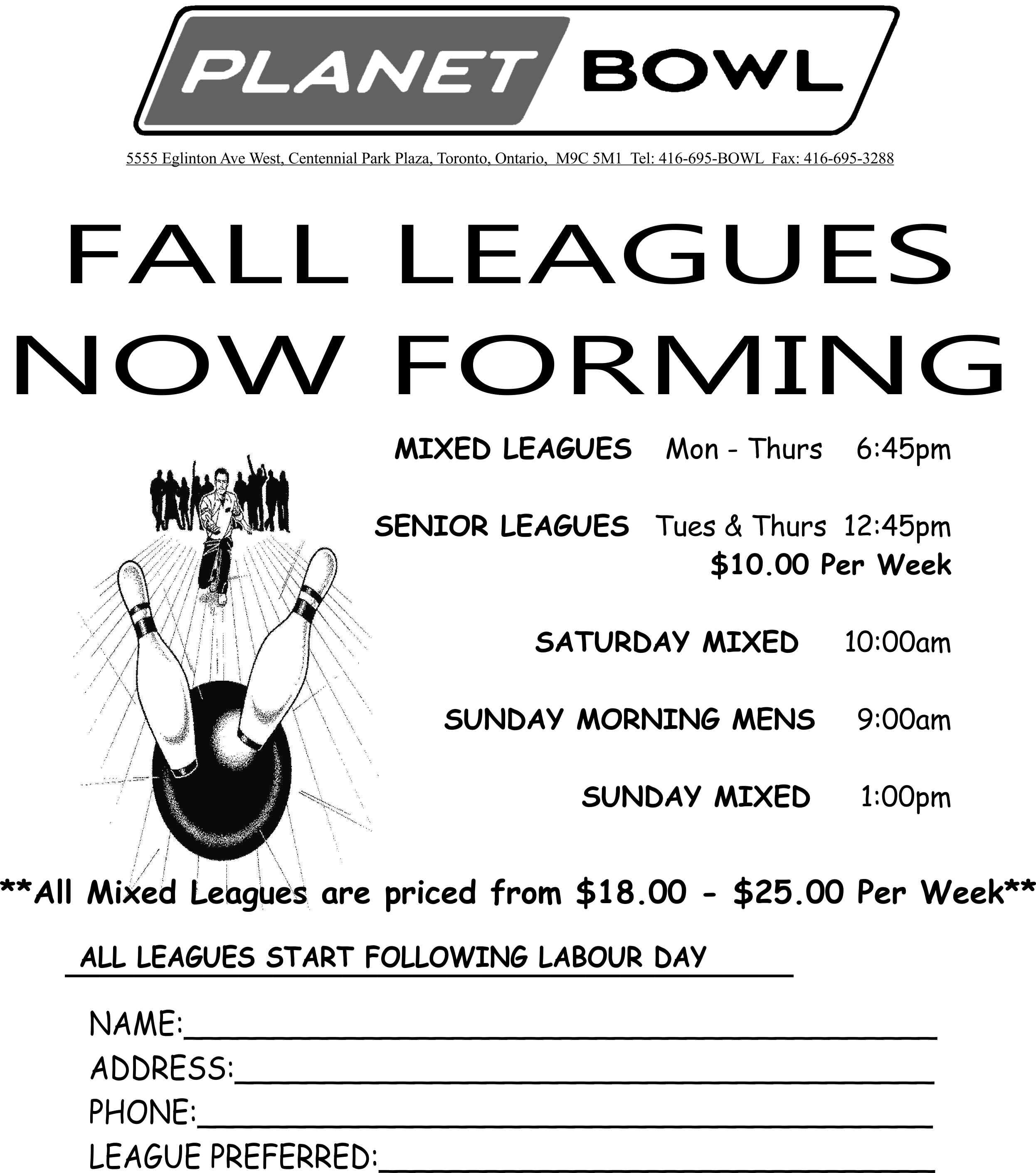 Backup_of_Flyer - Fall Leagues Forming